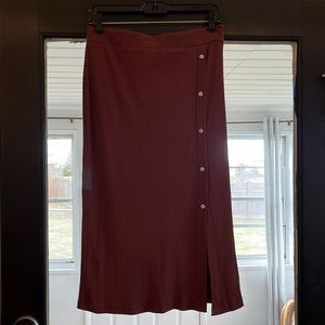 Amour Vert Gadot Paris Rib Skirt